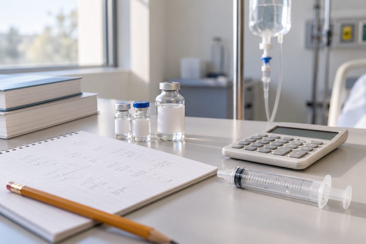 Calculs de dose : méthode, unités et vérifications