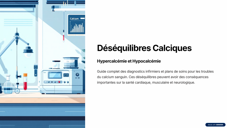 Schéma d'analyse dans un laboratoire