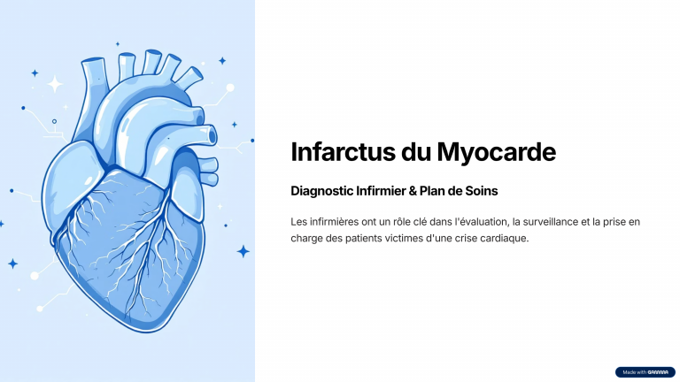 Schéma d'infarctus du myocarde